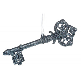 Ялинкова прикраса BonaDi Ключик 14 см Темно-синій (788-799)