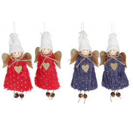 Набор елочных украшений BonaDi 4 шт 17 см Разноцветный (781-390)