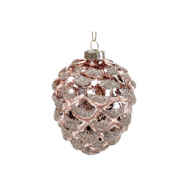 Новогодняя игрушка BonaDi Шишка 10 см Бронзовый (NY15-507)