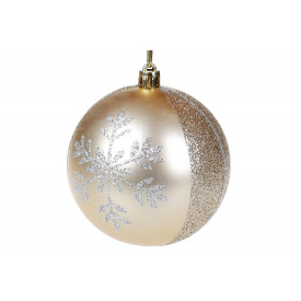 Шар новогодний BonaDi D-8 см Шампань (898-100)
