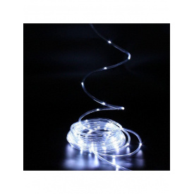 Гірлянда світлодіодна нитка Led Краплі роси дюралайт на 100 світлодіодів з USB підключенням 9 м Білий