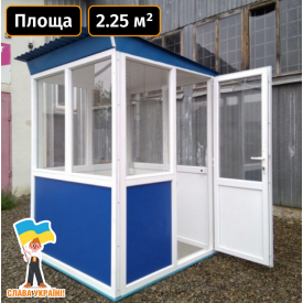 Пост охраны Аквариум Антивандал 150х150 (см) Техпром