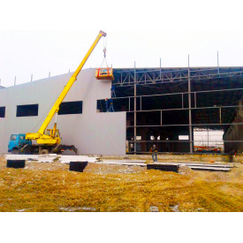 Монтаж складу із сендвіч панелей