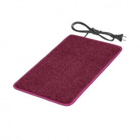Килимок з підігрівом та термоізоляцією Теплик Комфорт 50×30 см Темно-рожевий