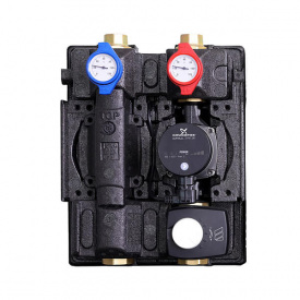 Насосний модуль для теплої підлоги Watts PASM DN32 Kvs18 з контуром підмішування і сервомотором (без насоса) (10026883)