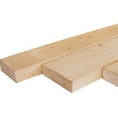 Брус сухий 50x150x3000 мм дерев'яний струганий, смерека
