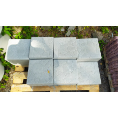 Тротуарна плитка хмарка 300х300х30 сіра Київ