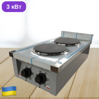 Плита электрическая кухонная настольная ЭПК-2 стандарт d-180 мм Экострой