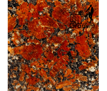 Слеб із Капустинського граніту (червоний камінь) Широкоформатні плити-заготівлі 180-330х83-183 см. Granum
