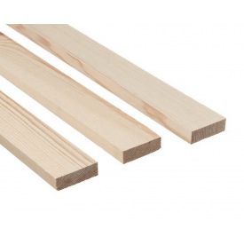 Рейка 100x20x4000 мм сухая строганная деревянная