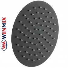 Душевая лейка тропический душ из нерж. стали SUS304 Winmix WM-04 Black (диаметр 20 см)