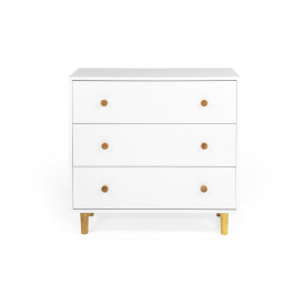 Комод UrbanOak-1 3ШУХ (Німфея Альба, 80x39x77 см) IMI