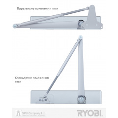 Доводчик накладний RYOBI 4550 (Японія) на двері вагою до_200кг та шириною 1600мм Самбір