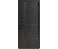 Вхідні двері металеві Меджик МДФ бетон темний/бетон світлий 860х960х2050 мм