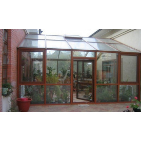 Остекление зимнего сада со стеклянной крышей от завода Редвин Групп
