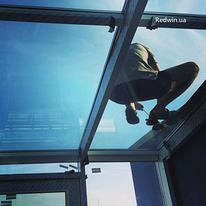 Зимовий сад зі скляним дахом від виробника, дах зі скла