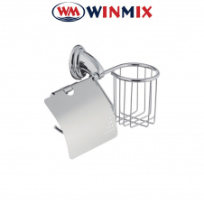 Бумагодержатель с крышкой и корзиной Winmix LR3303-1 (LL1425)