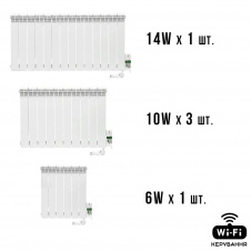 Розумна мобільна система опалення електрична ELECTRO SET 50А WI-FI 5000 Вт