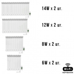 Розумна мобільна система опалення електрична ELECTRO SET 80B WI-FI 8720 Вт Київ