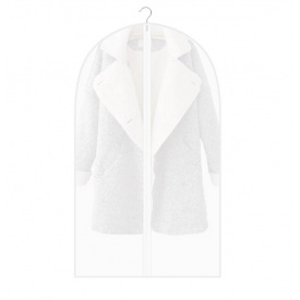 Чохол для одягу поліетиленовий Clothes Cover JH00145 L 55 х 97 см Білий-Напівпрозорий (tau_krp45_00145l)