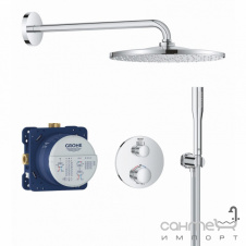 Душевая система скрытого монтажа с термостатом Grohe Grohtherm Rainshower 310 Mono 34869000 хром