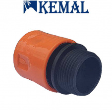Коннектор резьбовой с наружной резьбой 3/4н для шланга Kemal M1032, Турция