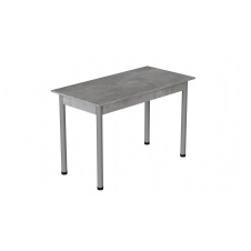 Стіл кухонний Ferrum-decor Беніта 75x120x80 Білий ДСП Бетон 16мм (BEN0042)