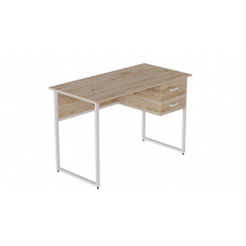 Комп'ютерний стіл Ferrum-decor Дакота 75x120x70 білий ДСП Дуб Сан-Маріно 16мм
