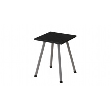 Табурет кухонный Ferrum-decor 430x320x320 Серый металл ДСП Сосна Кембра 16 мм (TAB017)