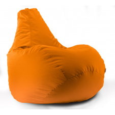 Крісло мішок груша Beans Bag Оксфорд Стронг 90 х 130 см Помаранчевий (hub_bkto9s)