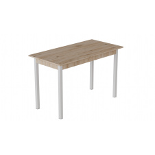 Стіл кухонний Ferrum-decor Маріо 75x120x80 Білий ДСП Дуб Сан-Маріно 16мм (MAR0037)