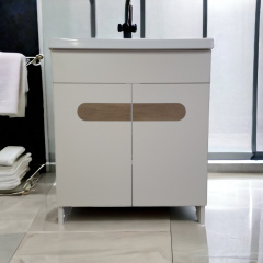 Пластиковая тумба The MIX Бостон с покрытием HPL 3243 velur 60 см Ковель