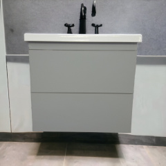 Тумба пластиковая подвесная Mikola-M Grey Лями 3297 tought 70 см Чорноморськ