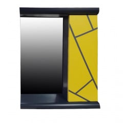 Пластиковое зеркало Chaos yellow grey 50 см Луцк