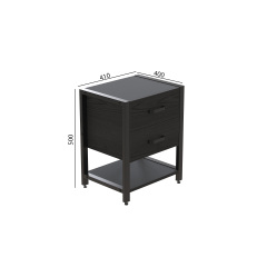 Тумба Ferrum-decor Вів'єн 2/1 50x41x40 см Сосна Кембра (XK00132) Запоріжжя