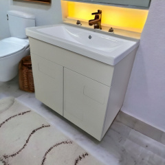 Пластиковая тумба Breez с покрытием HPL 3243 velur The MIX 60 см Братське