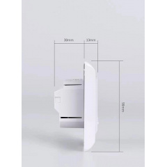 Терморегулятор Oshland М6 для теплої підлоги програмований Білий (050695) Изюм