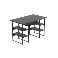 Комп'ютерний стіл Ferrum-decor Тім 75x120x60 чорний ДСП Сосна Кембра 16мм Бровари