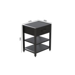 Тумба Ferrum-decor Вів'єн 1/2 50x41x40 см Сосна Кембра (XK00078) Харків
