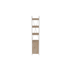 Етажерка 4/34 Ferrum-decor Серії Конект із тумбою 179x34x28 Білий ДСП Дуб Сан-Маріно (FD1050) Луцьк