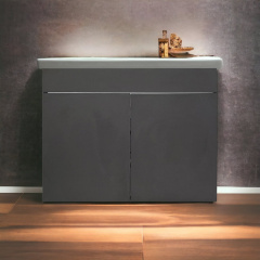 Пластиковая подвесная тумба Mikola-M HPL 3190 mat 70 см Ворожба
