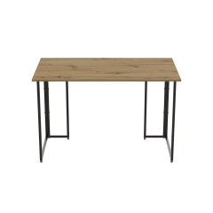 Комп'ютерний стіл Ferrum-decor Ханна 76x120x60 чорний ДСП Дуб Сан-Маріно 32мм Київ