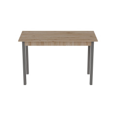 Стіл кухонний Ferrum-decor Маріо 75x120x80 Сірий ДСП Дуб Сан-Маріно 16мм (MAR0058) Василівка