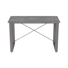 Письмовий стіл Ferrum-decor Драйв 750x1200x700 Сірий метал ДСП Бетон 32 мм (DRA224) Шепетівка