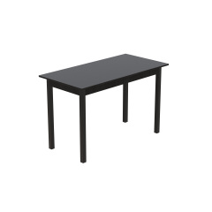 Стіл кухонний Ferrum-decor Маріо 75x120x60 Чорний ДСП Сосна Кембра 16мм (MAR0003) Доманёвка