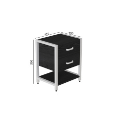 Тумба Ferrum-decor Вів'єн 2/1 50x41x40 см Сосна Кембра (XK00138) Київ