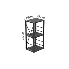 Етажерка Ferrum-decor Конект 73x34x28 см Сосна Кембра (XK00264) Гайсин