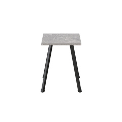 Табурет кухонный Ferrum-decor 430x320x320 Черный металл ДСП Бетон 16 мм (TAB007) Ворожба