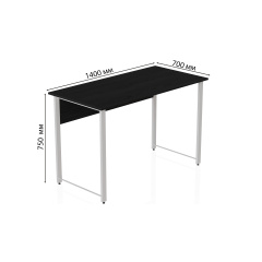 Комп'ютерний стіл Ferrum-decor Майк 75x140x70 білий ДСП Сосна Кембра 32мм Ірпінь