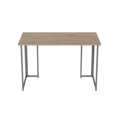 Комп'ютерний стіл Ferrum-decor Ханна 75x100x70 сірий ДСП Дуб Сан-Маріно 16мм Львів